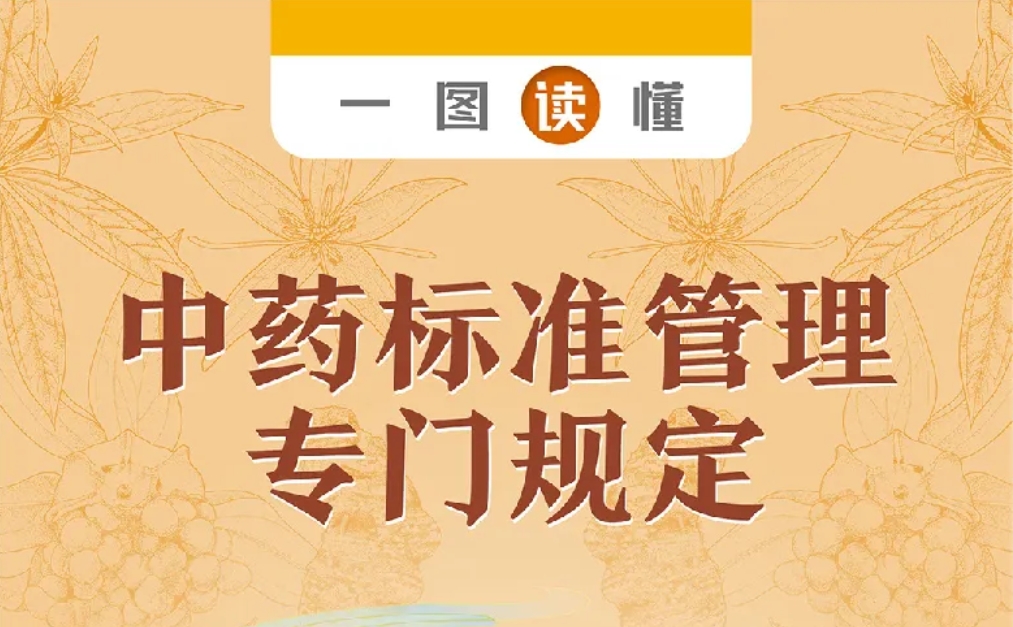 一图读懂｜《中药标准管理专门规定》